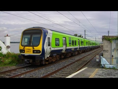 Irish Rail DMU number 29405 arriving at Malahide Station, Dublin