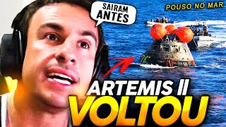 SUPER XANDÃO REAGINDO AO RETORNO DA ARTEMIS II À TERRA