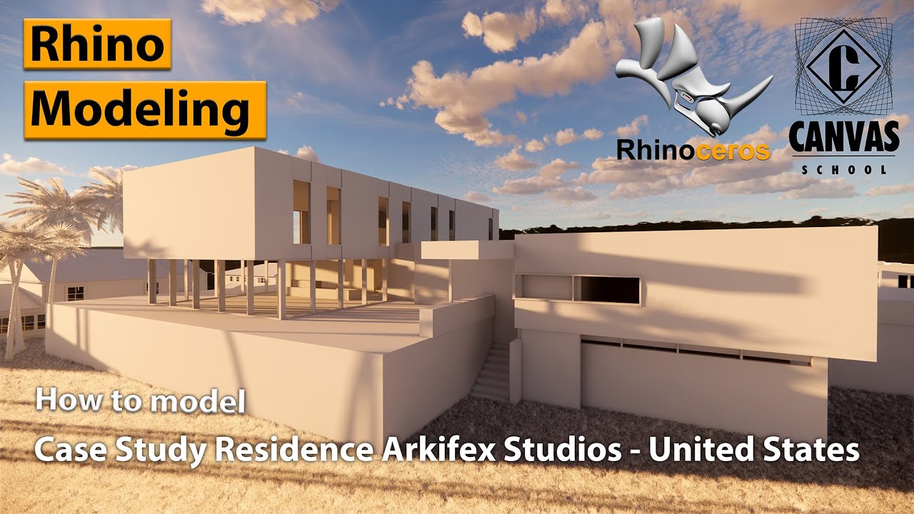 Rhino Tutorials - Case Study Residence Arkifex Studios - United States