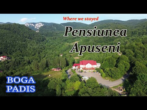 Pensiunea Apuseni panzió Padis-Boga (Aici am fost cazați /Itt szálltunk meg 1.)