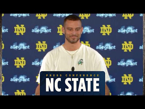 NC State Postgame Player Press Conference (10.11.25) | Notre Dame Football