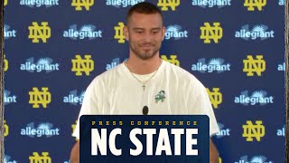 NC State Postgame Player Press Conference (10.11.25) | Notre Dame Football