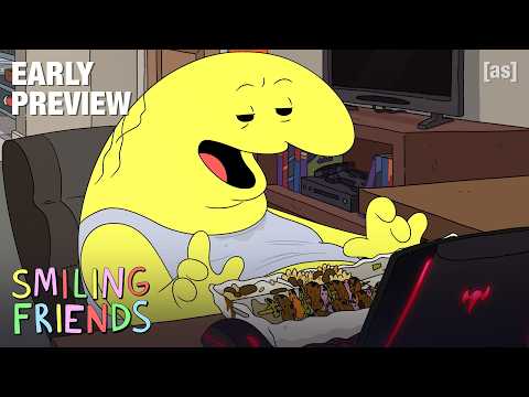 Smiling Friends | EARLY PREVIEW: Charlie Calls Out of Work | adult swim