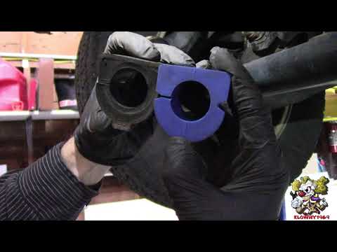 Part of a video titled What A Bad Sway Bar Bushing Sounds Like & How To Replace