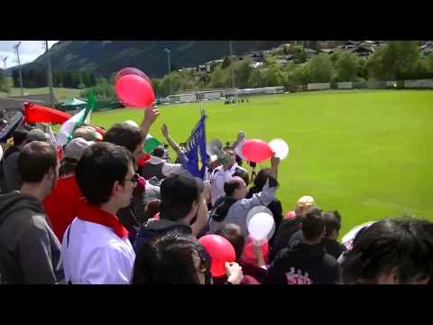 San Martino-Triestina, ritorno semifinale play-off, inno e ingresso in campo