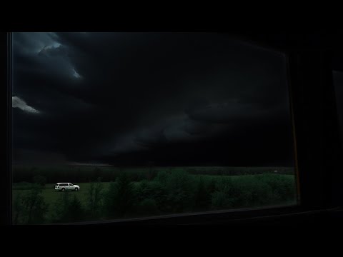 Dark Thunderstorm in Distance  | Hiding Inside old Farmhouse | Calm Before the Storm | 3 HOURS