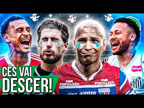 ♫ REBAIXADOS DO BRASILEIRÃO 2025 👻 (Vai descer, vai descer!) | Paródia Descer pra BC