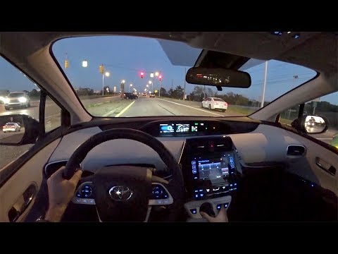 2017 Toyota Prius Prime Plus - Walkaround & POV Sunset Drive