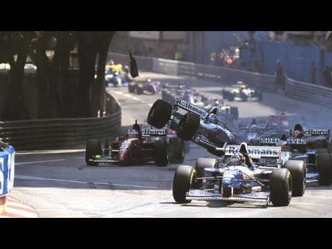 F1 1995 Monaco GP Full Race [English] - V12 Sound