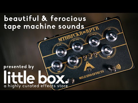 Mile End Effects MTHRFCKR=RPTR Tape Delay 2022 Black/Gold image 2