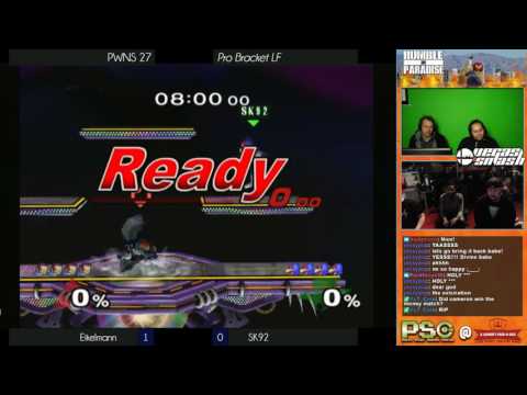 PWNS 27 - Melee - Pro - LF - Eikelmann (Ganon) vs SK92 (Falco)