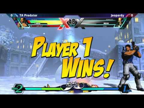 UMVC3 TA Predator vs Jeopardy - Curleh Mustache 5 Stream 2