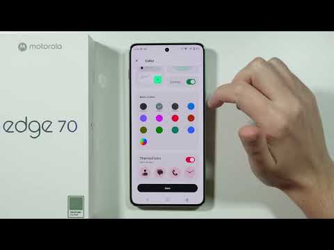 Motorola Edge 70: How to Customize Icons (Change Icon Style)