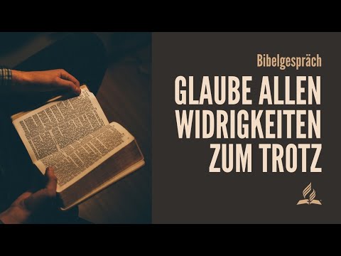 Glaube allen Widrigkeiten zum Trotz, Bibelgespräch mit Zoran Stojanovic-Dedic