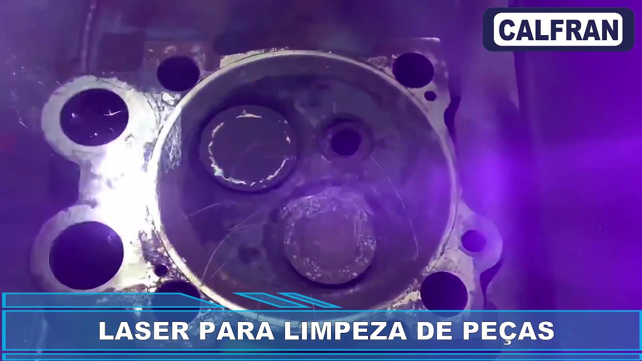 Maquina manual CALFRAN para limpar peças a laser !