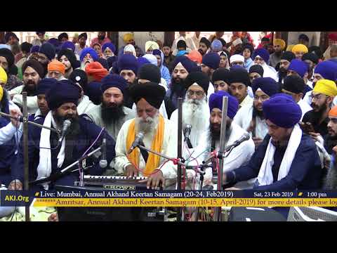 045 Mumbai 23Feb2019 SatM DSK Bhai Kulwant Singh Jee Kaki Pind