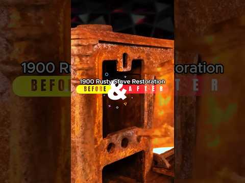 1900 Rusty Stove Restoration #diytoys #toyrestoration #restoration #antiquetoys #stove #antiquetoys