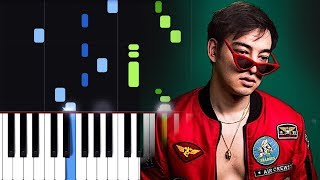 Joji ft. Clams Casino - CAN&#39;T GET OVER YOU Piano Tutorial