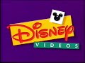 Disney Videos UK VHS 1995 Advert