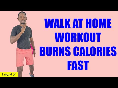20 Minute Easy Walk at Home Exercise for Weight Loss 200 Calories