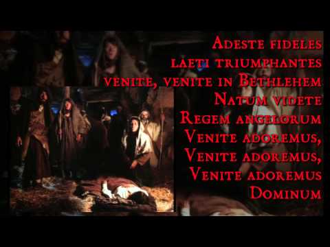 O Come All Ye Faithful Adeste Fideles Italian,English and Latin (Christmas Carol)
