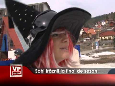 Schi trăznit la final de sezon