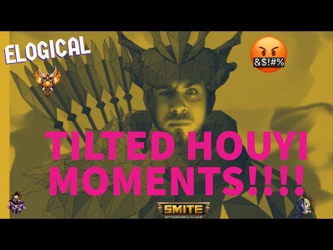 ELOGICAL HOU YI TILTED ! (FULL DAMAGE BUILD!) I SMITE MOMENTS! 🔥