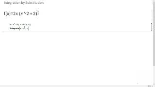 Integration using substitution with Mathematica