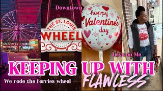 VLOG|Happy Valentine’s•CHITCHAT•Makeup using ELF Products•LOVE STILL LIVES HERE•Downtown ST. LOUIS