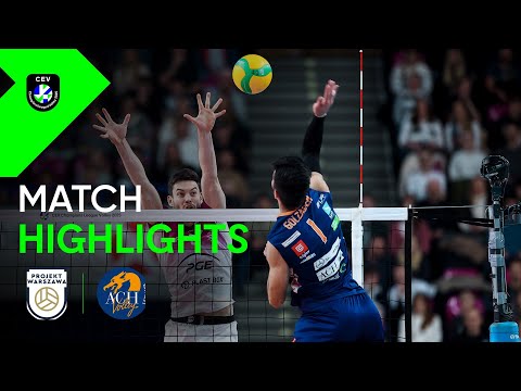 Highlights | PGE Projekt WARSZAWA vs. ACH Volley LJUBLJANA | CEV Champions League Volley 2025