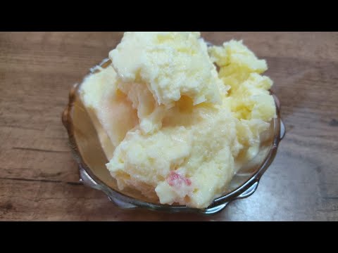 Custard Ice Cream Recipe | Homemade Custard Ice Cream Recipe