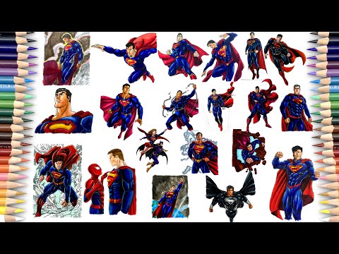 20+ SUPERMAN Coloring Pages | Super Heroes Coloring Pages [NCS]