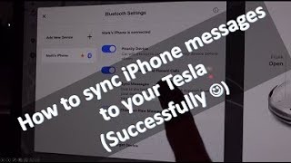 How to Sync iPhone Text Messages With Your Tesla