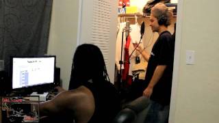 Frankorelli and Mr. Grim 2 Da Reapa studio session(Get Off Me)..canon EOS 550D