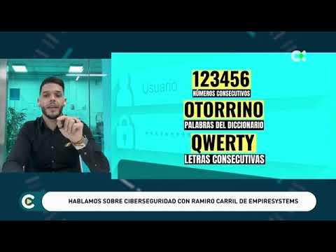 Hablando de ciberseguridad en TV