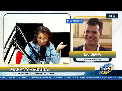 Entrevista a Leo Diana Senador por el Dto. San Jerónimo I Mañana Regional