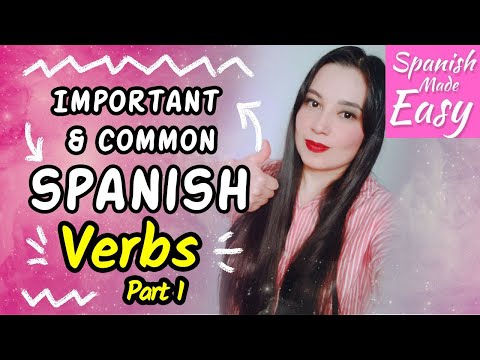 Common Spanish Verbs [Part 1] | Spanish Lessons