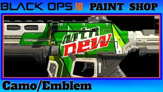 Black Ops 3 - Mountain Dew Paint Shop Tutorial