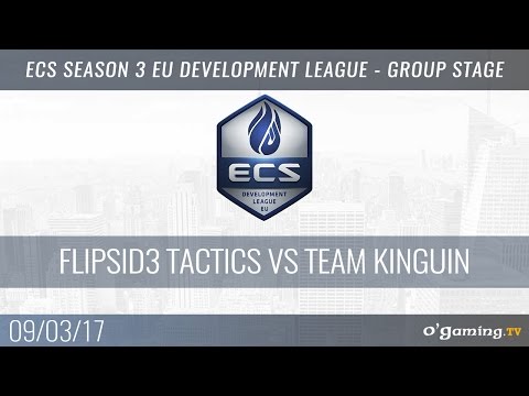 Flipsid3 Tactics vs Team Kinguin - ECS Season 3 EU Development League - Group stage - CS:GO