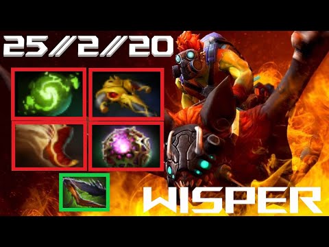 Wisper Batrider Mid Lane Full Dota 2 Gameplay Patch 7.31c