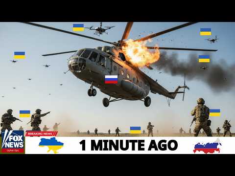 Ukraine Drones Hit Russian Mi 8 Helicopter — Then THIS Happened…! #ukraine