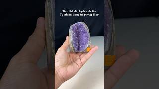 Hốc Tinh Thể Đá Thạch Anh Tím Tự Nhiên Tím Đẹp Size Vừa