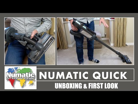 Numatic Quick NQ100 Cordless Vacuum Cleaner Unboxing & First Look