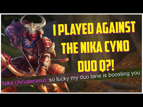 I PLAYED AGAINST THE NIKA CYNO DUO Q?! HACHIMAN RANKED S8 - SMITE
