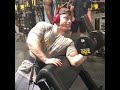 20/yo bodybuilder, bicep curls!