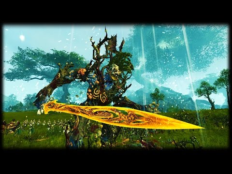 EPIC DEFENCE AT THE OAK OF AGES - Total War: Warhammer - Realm Of The Wood Elves Gameplay 3v4 Battle