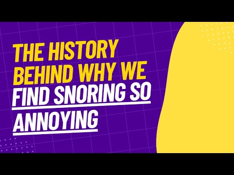 The History Behind Why We Find Snoring So Annoying