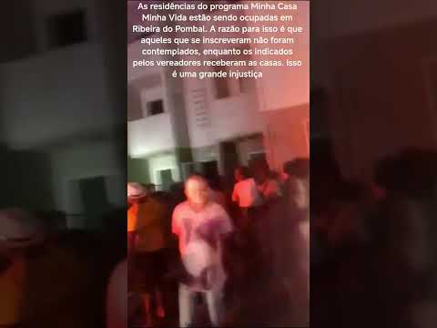 RESIDÊNCIAS DO MINHA CASA MINHA VIDA SENDO INVADIDAS NA CIDADE DE RIBEIRA DO POMBAL BA