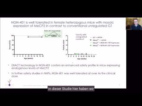 Stuart Cobb - Neurogene Update NGN 401 - A Self regulating Gene Therapy for Rett Syndrome - German