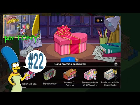 Los Simpson Springfield "SanValentin'21: Cap. 22 - Abro cajas misteriosas del evento" por Tony